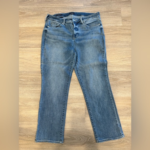 NYDJ Sheri Slim Lift X Tuck Jeans Size 14 - Picture 3 of 9